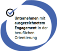 Unternehmenssiegel "Ausgezeichnetes Engagement in der BO"