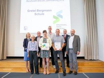 einige Personen von der Gretel Bermann Schule