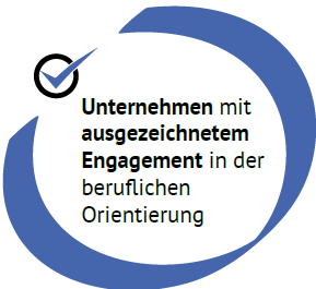 Logo Unternehmen mit ausgezeichnetem Engagement in der beruflichen Orientierung